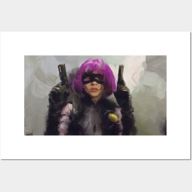 Kick Ass - Hit Girl Wall Art by Blade Runner Thoughts